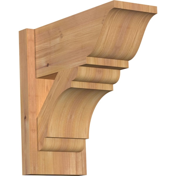 Ekena Millwork Olympic Traditional Smooth Outlooker, Western Red Cedar, 7 1/2"W x 16"D x 16"H OUT08X16X16OLY01SWR - main